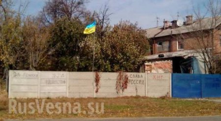 В Харькове дом нациста, участвовавшего в сносе памятника Ленину, расписали  ...