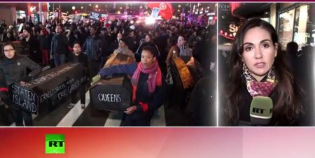 Жители Нью-Йорка продолжают протестовать против полицейской жестокости