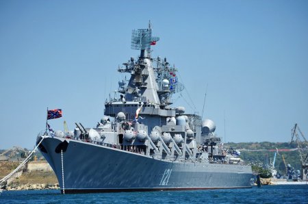 Крейсер «Москва» крылатой ракетой поразил цель в Атлантике