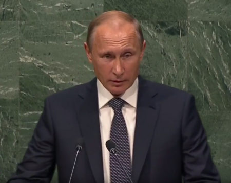 Выступление Владимира Владимировича Путина на 70-й сессии Генассамблеи ООН