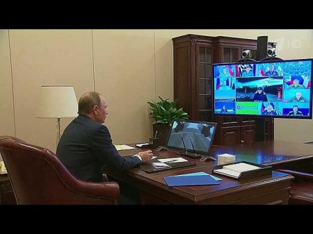 Путин провёл совещание с руководством Минобороны
