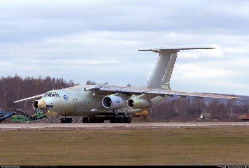 Фотофакт: начались тесты ПД-14 на Ил-76ЛЛ