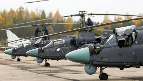 Новые вертолеты Ка-52 поступили на авиабазу ВВО в Хабаровском крае