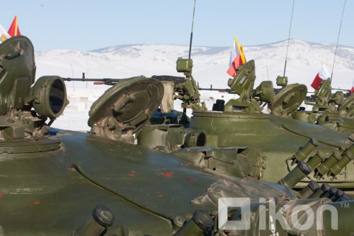 Церемония передачи ВС Монголии военной техники из России