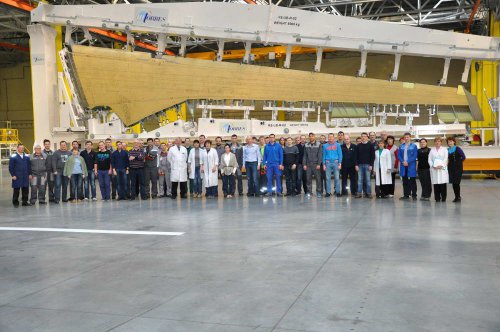 На завод корпорации «Иркут» доставлена первая консоль композитного крыла самолета МС-21