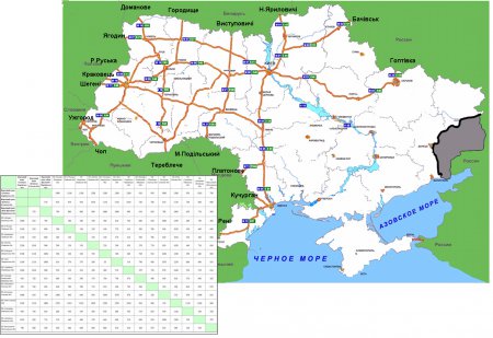 Нацполиция определила транзитные маршруты для российских фур