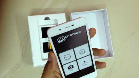 Индийская компания Micromax Mobile представила в России бюджетный смартфон  ...