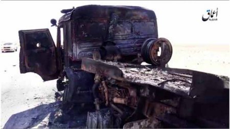 "Исламское государство" заявило о гибели трех российских военнослужащих на дороге Саламия - Ракка
