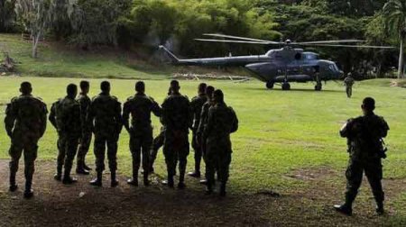 17 колумбийских военных погибли при крушении в горах армейского Ми-17