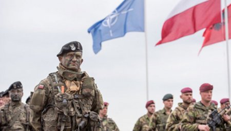 НАТО в Польшу прислало солдата