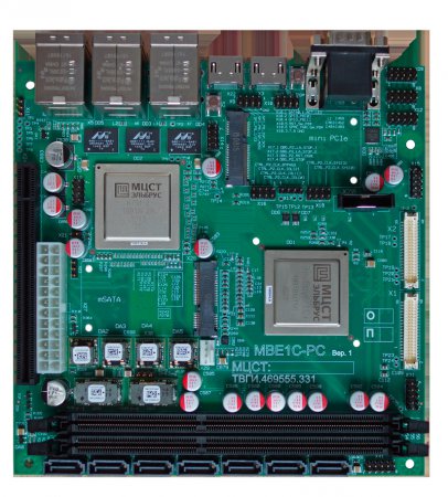 «Компанией МЦСТ создана плата разработчика MBE1C-PC для новейшего микропроц ...