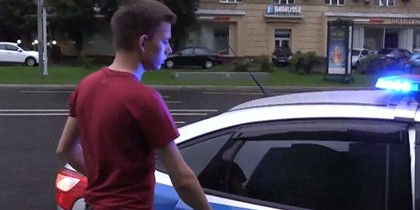 Проехавшего по "Музеону" водителя BMW арестовали на 10 суток