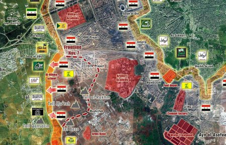 Сирийская армия возобновила атаки на севере Алеппо и продолжает наступать на юге - Военный Обозреватель