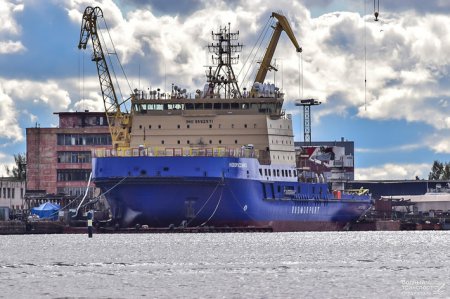 «Выборгский СЗ сдал третий в серии ледокол проекта 21900М «Новороссийск»» Судостроение и судоходство