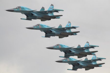 «ВКС РФ получили четыре бомбардировщика Су-34