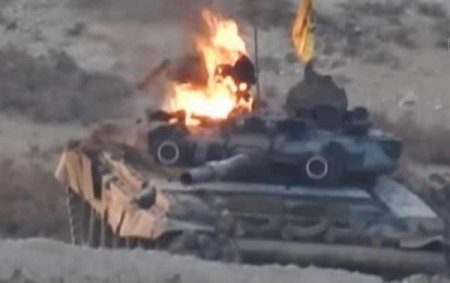 "Исламское государство" заявило об уничтожении танка Т-90 южнее Алеппо - Военный Обозреватель
