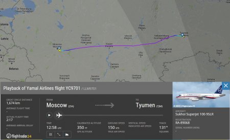 «Авиакомпания «Ямал» получила очередной самолет Sukhoi Superjet-100» Авиация