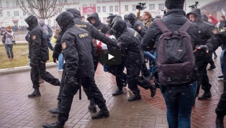 Протесты оппозиции в Минске. Идут задержания