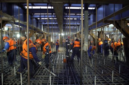 «Строители приступили к бетонированию опор для судоходных арочных пролётов  ...