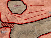 Сирийская армия замыкает два кольца окружения вокруг группировки ИГ в прови ...