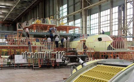 «Сборка первого прототипа военно-транспортного самолёта Ил-112 на ПАО ВАСО» ...