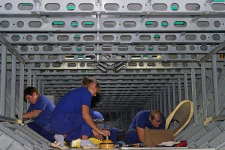 «Сборка среднемагистральных пассажирских самолётов МС-21 на Иркутском авиационном заводе» Фотофакты