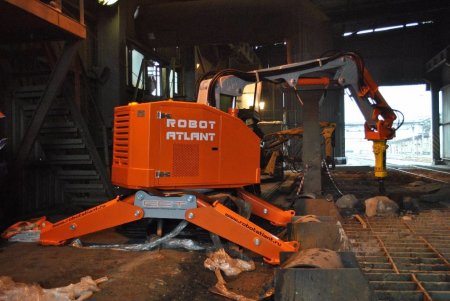 «Робот «Атлант 4000» из Перми для демонтажных и дробильных работ» Производство