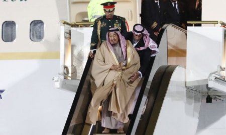 Король Саудовской Аравии в Москве