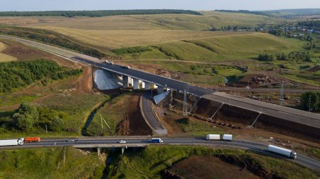 «Еще 30 км трассы М-7 «Волга» в Татарстане стали четырехполосными» Дорожное строительство
