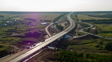 «Еще 30 км трассы М-7 «Волга» в Татарстане стали четырехполосными» Дорожное строительство