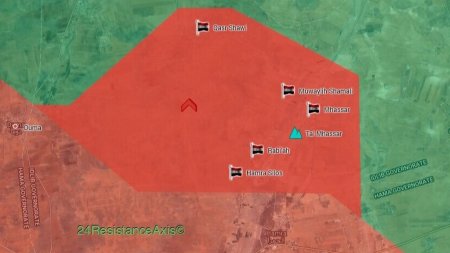 Сирийская армия развивает успех на севере провинции Хама