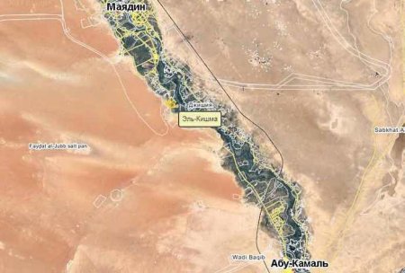 Сирийские правительственные войска несут потери южнее г. Маядин в провинции Дейр-эз-Зор
