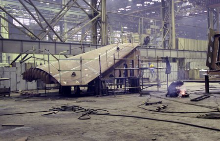 Строительство траулеров на Выборгском судостроительном заводе Фотофакты