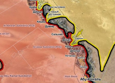 Курды отбили у ИГ поселок Хаджин на левом берегу Евфрата