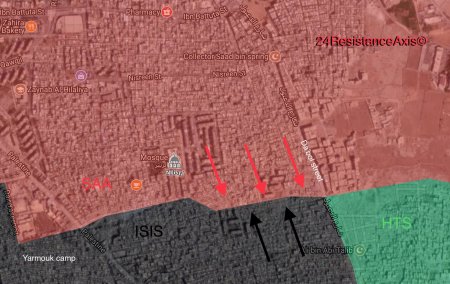 "Исламское государство" попыталось начать наступление в Дамаске