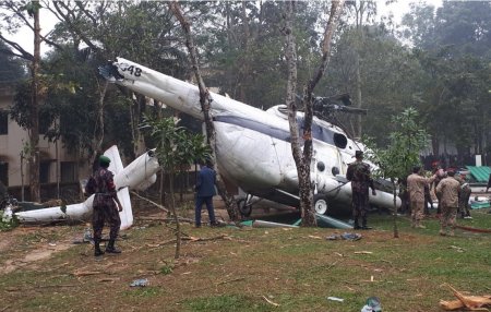 В Бангладеш разбился вертолет Ми-171Ш с начальником генерального штаба воор ...