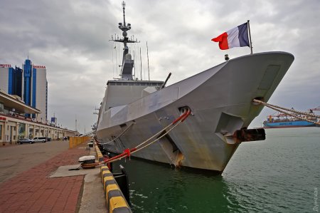 Репортаж с борта французского фрегата F714 Guepratte
