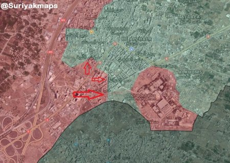 Исламисты блокировали базу военной техники на севере Дамаска