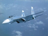 Пентагон опубликовал пять видео маневров Су-27 во время перехвата самолета-разведчика США