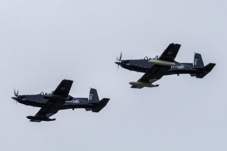 ВВС Великобритании получили первые учебно-тренировочные самолеты Т-6С Texan ...