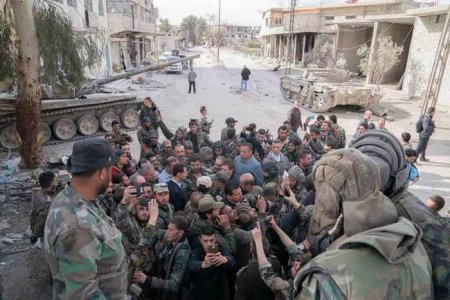 Восточная Гута 18 марта 2018: армия взяла Сакба и Кафр-Батна, исламисты контратаковали в Думе