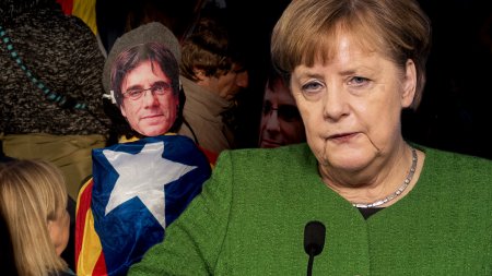 Меркель затягивает с выдачей Испании лидера Каталонии