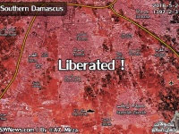 Южный Дамаск полностью освобожден от террористов