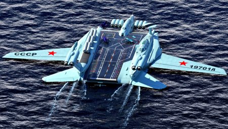 Экраноплан-авианосец: несостоявшееся чудо-оружие советского флота