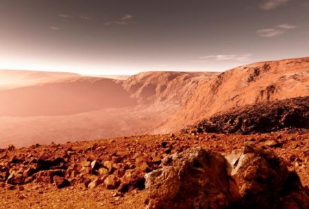 Ученые: Источником марсианской пыли является гигантский вулкан