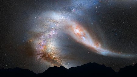 Galaxy Evolution показал удивительные снимки галактики Андромеды