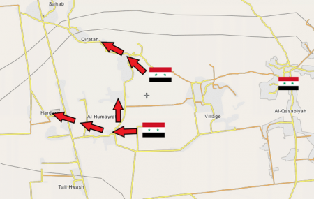 Сирийская армия освободила три селения на стыке провинций Хама и Идлеб