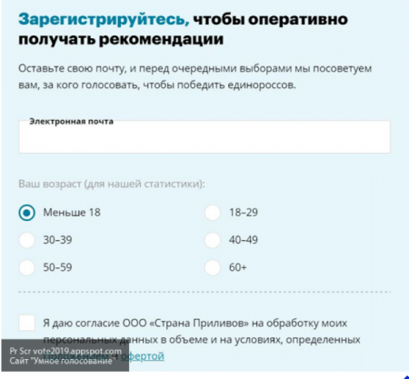 Навальный незаконно собирает личные данные россиян через проект «Умного голосования»