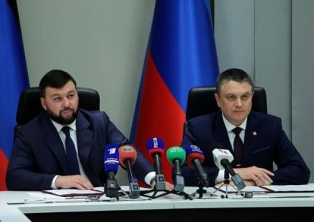 «Не противоречит Минским соглашениям»: лидеры ДНР и ЛНР объявили об интегра ...