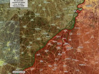 Сирийская армия отбила около 10 км. трассы М-5 и окружает район Рашидин-4 в ...